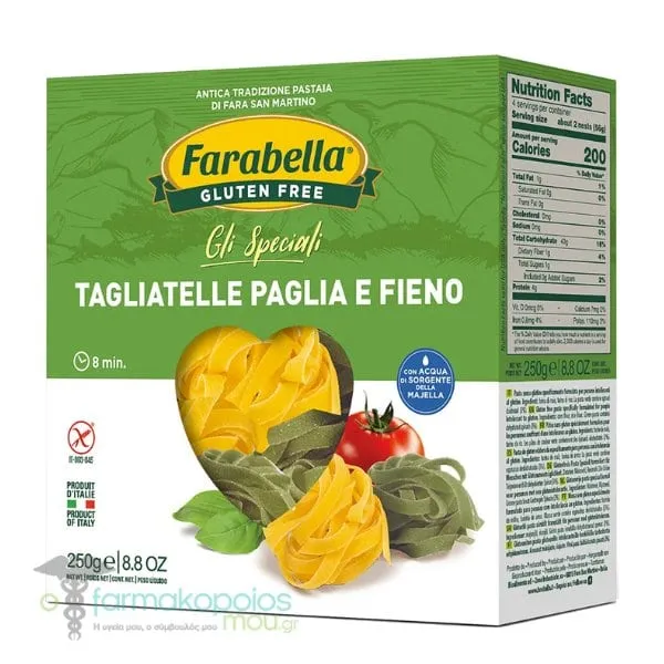 Farabella Tagliatelle Paglia e Fieno Pasta Gluten Free, 250g