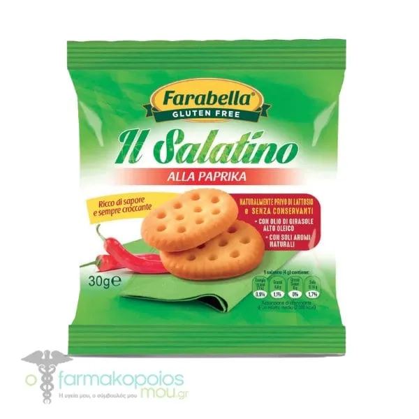 Farabella Crackers with Paprika Gluten Free, 30g