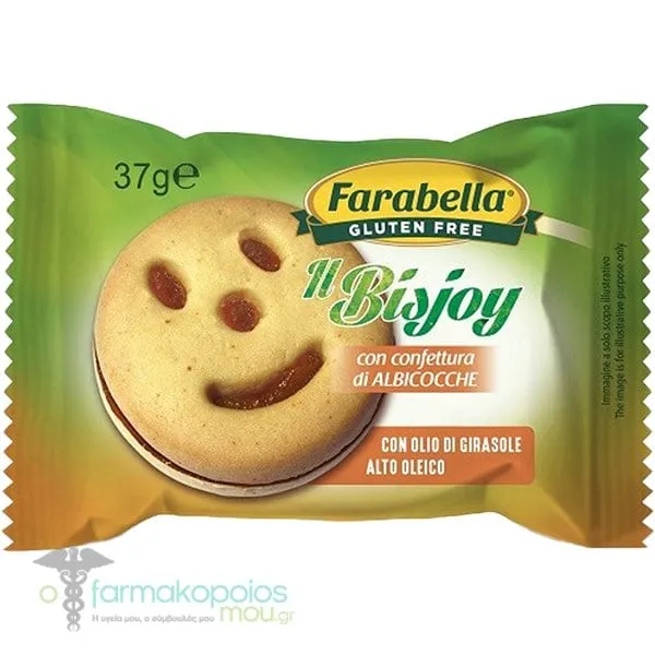 Farabella Biscjoy Biscuit with Apricot Flavour Gluten Free, 37gr