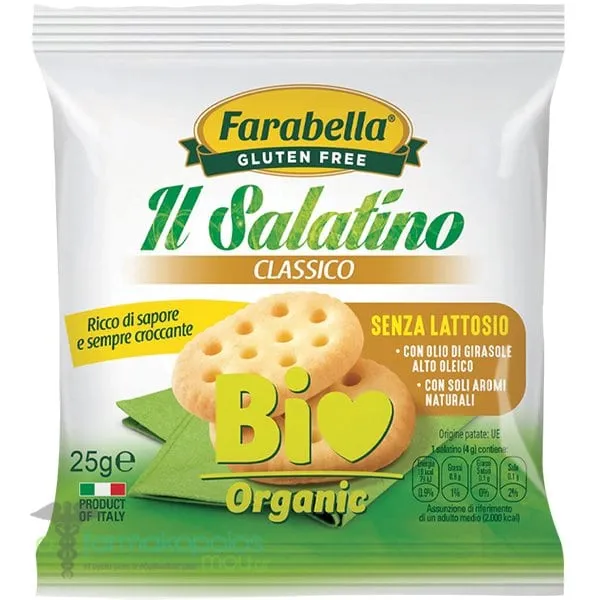 Farabella IL Salatino Organic Gluten Free Crackers, 25gr