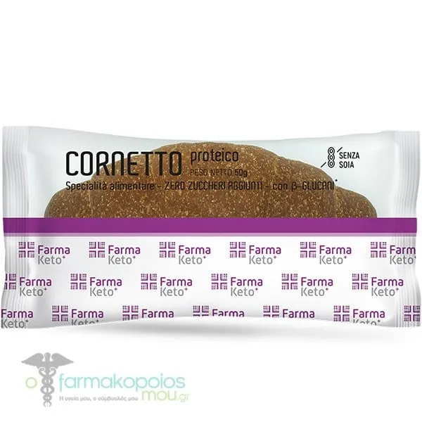Farmaketo Corneto Proteico Cereal Croissant with Protein, 50gr