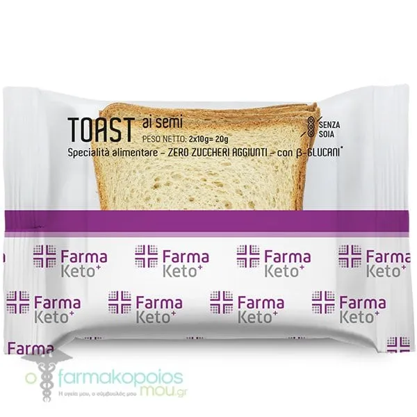 Farmaketo+ Toast with Protein, 20gr