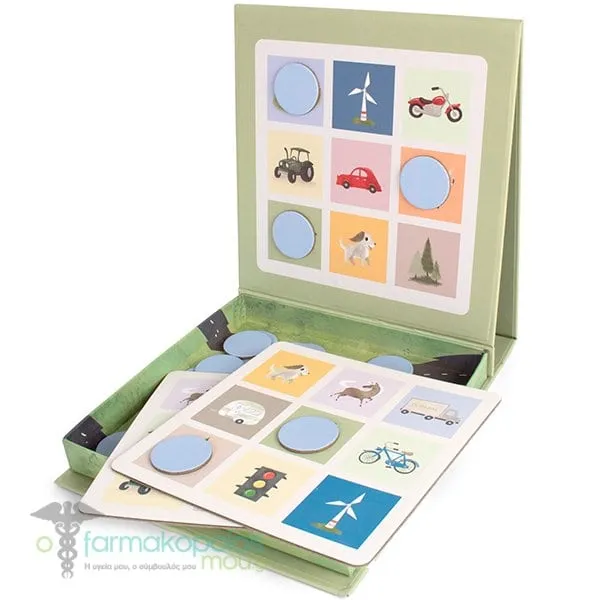 Filibabba Magnetic Game Road Trip Bingo Παιδικό Μαγνητικό Παιχνίδι, 1τεμ
