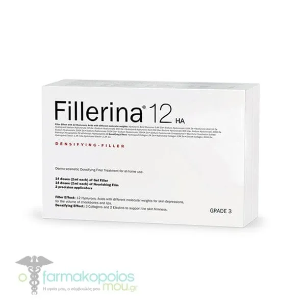 Fillerina 12HA Densifying Filler Face Treatment Grade 3, 2x30ml