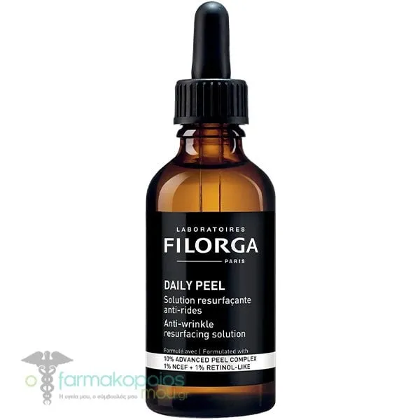 Filorga Daily Peel Anti-Wrinkle Resurfacing Solution Ορός για Λείανση &amp; Απολέπιση, 50ml