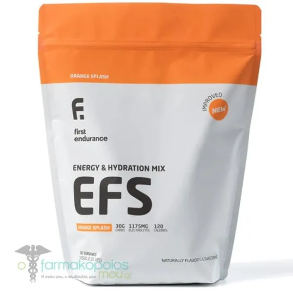 First Endurance EFS Energy &amp; Hydration Mix Orange Splash, 1050g