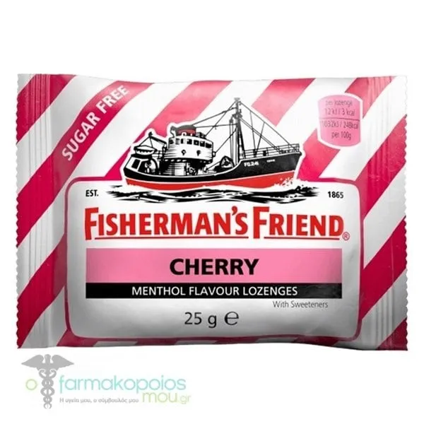 Fisherman's Friend Menthol Flavour Lozenges Cherry Sugar-Free, 25g