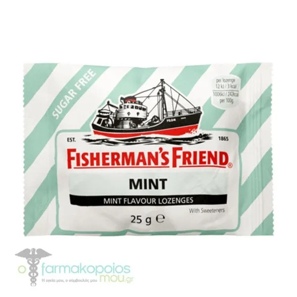 Fisherman's Friend Mint Flavour Sugar Free Lozenges, 25g