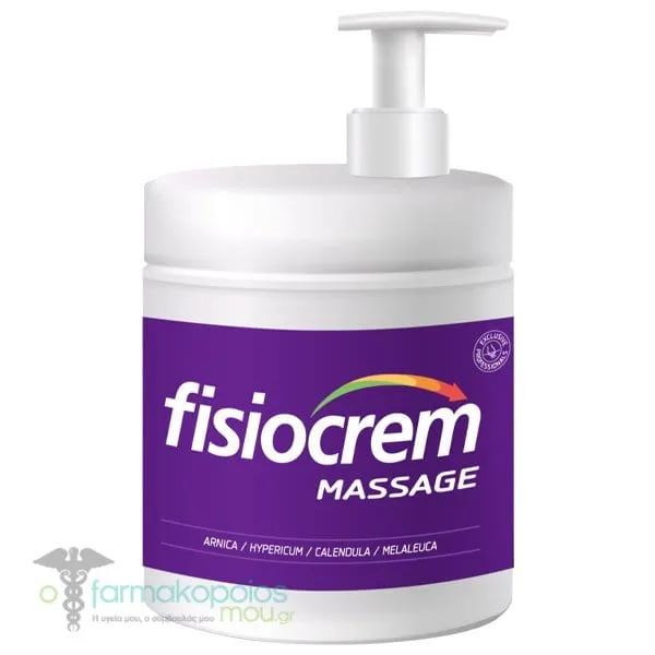 Fisiocrem Massage Καταπραϋντική & Ανακουφιστική Κρέμα Τοπικής Χρήσης, 1lt