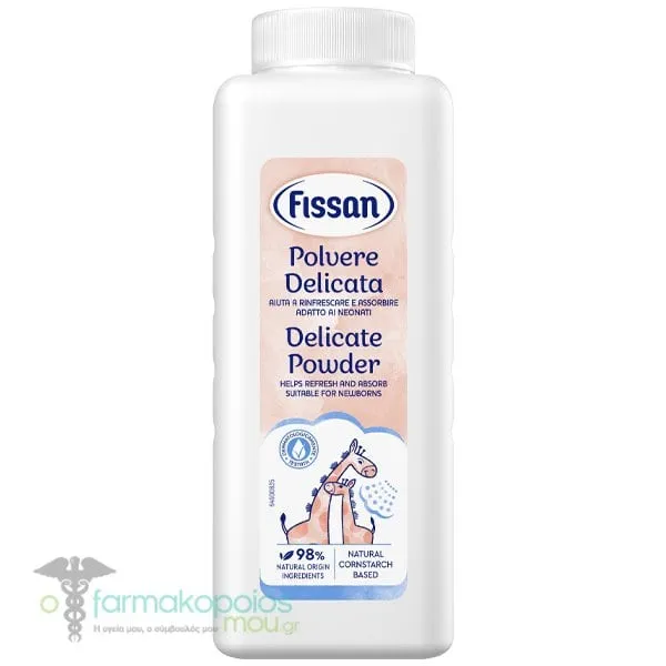 Fissan Delicate Powder Απαλή Πούδρα για Βρέφη, 200g