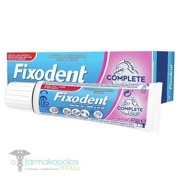 Fixodent Complete Original Denture Adhesive Cream, 47gr