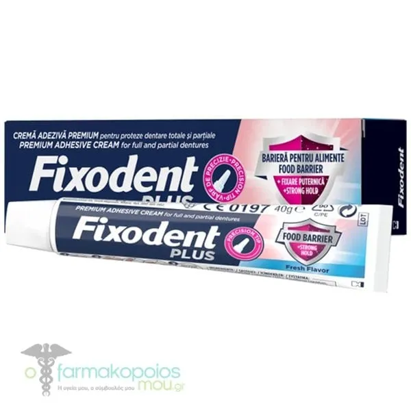 Fixodent Plus Food Barrier Fresh, 40gr