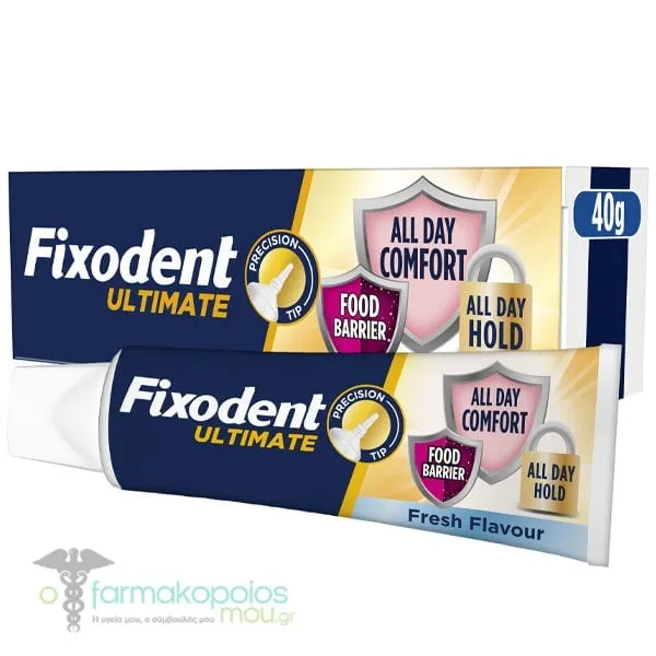 Fixodent Professional Στερεωτική Κρέμα Τεχνητής Οδοντοστοιχίας για την Προστασία των Ούλων, 40g