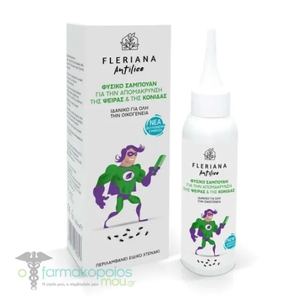 Fleriana Natural Lice Protector Shampoo, 100ml