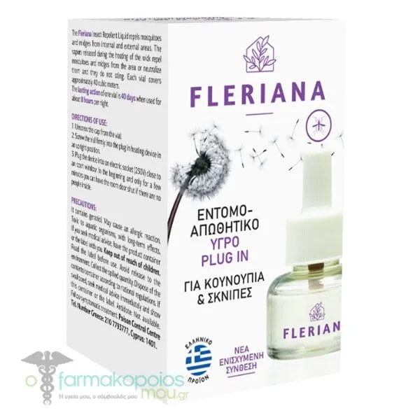 Fleriana Natural Insect Repellent Plugin, 30ml