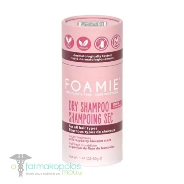 Foamie Dry Shampoo for All Hair Types &amp; Colors, 40gr