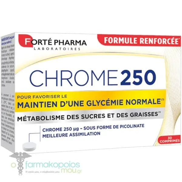 Forte Pharma Chrome 250mg, 30tabs