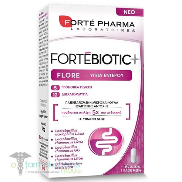 Forte Pharma Fortebiotic+ Flore, 30caps