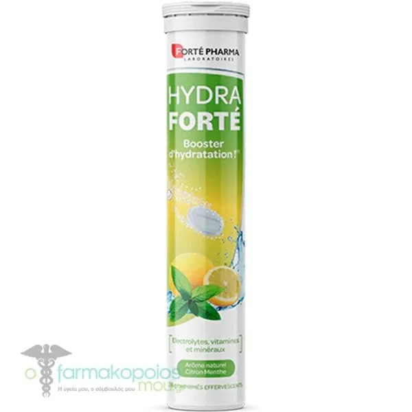 Forte Pharma Hydra Forte Booster Lemon-Mint Flavor, 24eff.tabs