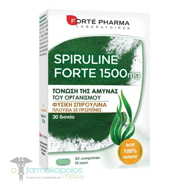 Forte Pharma Spiruline Forte 1500mg, 30tabs
