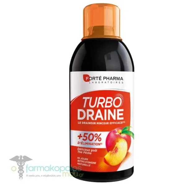 Forte Pharma Turboslim Drink Peach Flavor, 500ml
