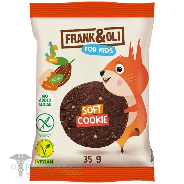 Frank & Oli for Kids Soft Cookie Hazelnut & Cocoa, 35g