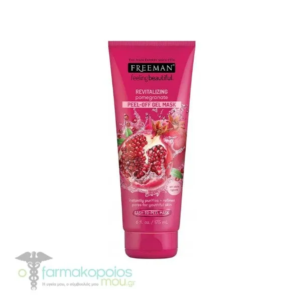 Freeman Revitalizing Pomegranate Peel-Off Gel Mask, 175ml