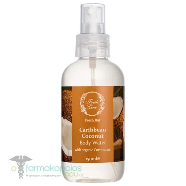 Fresh Line Caribbean Coconut Αρωματικό Νερό Σώματος, 150ml