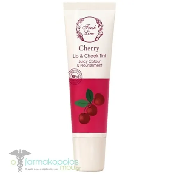 Fresh Line Cherry Lip & Cheek Tint, 10ml