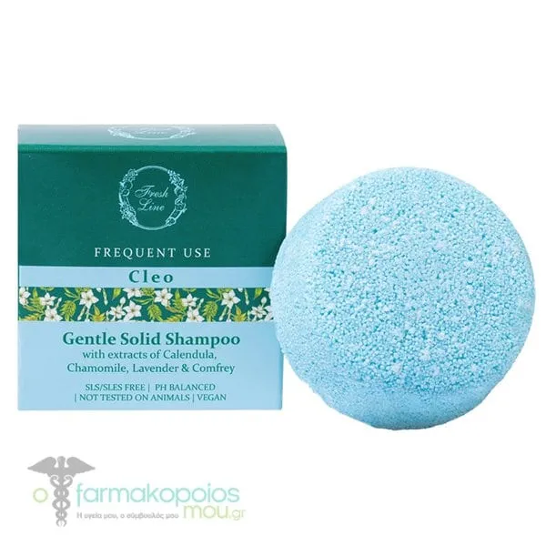 Fresh Line Cleo Gentle Solid Shampoo, 70g
