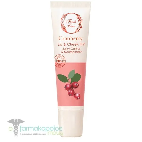 Fresh Line Cranberry Lip & Cheek Tint, 10ml