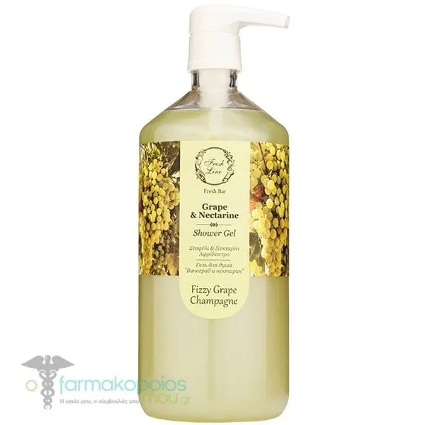 Fresh Line Grape & Nectarine Shower Gel, 1lt