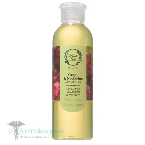 Fresh Line Grape & Nectarine Αφρόλουτρο, 200ml