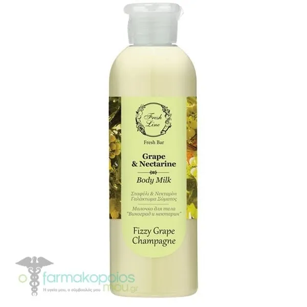 Fresh Line Grape & Nectarine Γαλάκτωμα Σώματος, 200ml