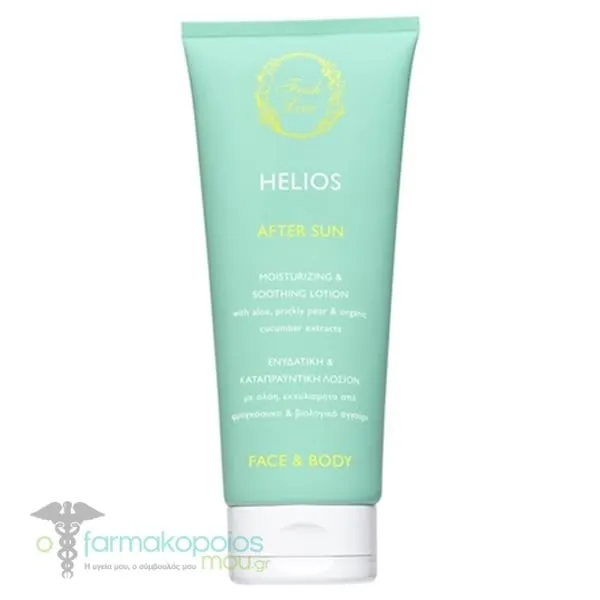 Fresh Line Helios After Sun Ενυδατική & Καταπραϋντική Λοσιόν για Πρόσωπο & Σώμα, 200ml