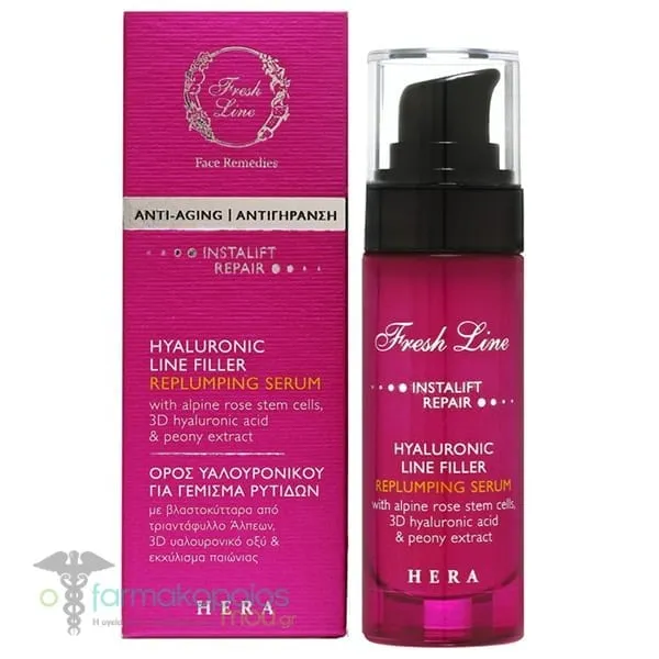 Fresh Line Hera Ορός Υαλουρονικού για Γέμισμα Ρυτίδων, 30ml