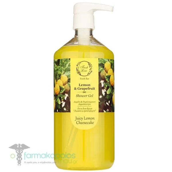 Fresh Line Lemon & Grapefruit Shower Gel, 1lt