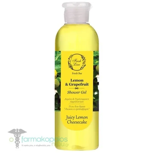 Fresh Line Lemon & Grapefruit Shower Gel, 200ml