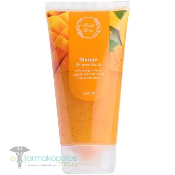 Fresh Line Mango Αφρόλουτρο &amp; Scrub, 150ml