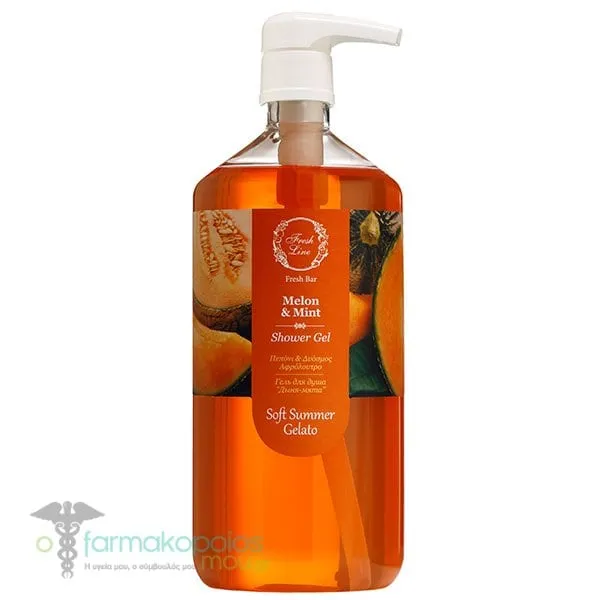 Fresh Line Melon & Mint Shower Gel, 1lt