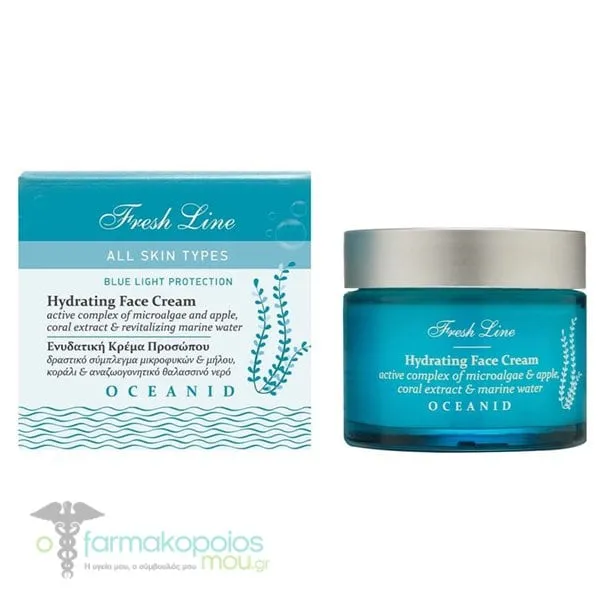 Fresh Line Oceanid Ενυδατική Κρέμα Προσώπου, 50ml