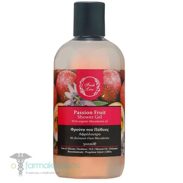 Fresh Line Passion Fruit Τροπικό Αφρόλουτρο, 300ml