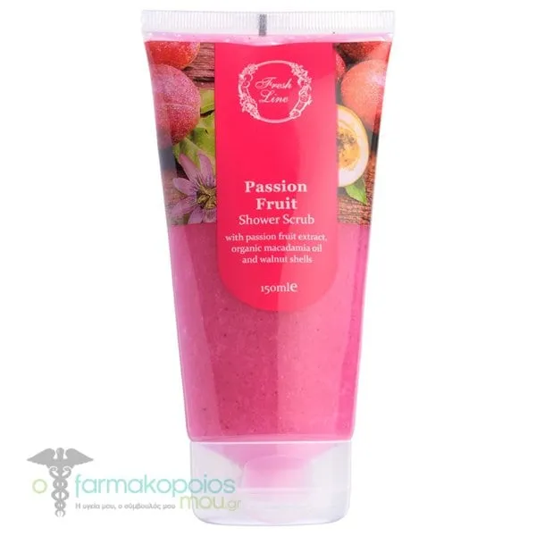 Fresh Line Passion Fruit Αφρόλουτρο & Scrub Σώματος, 150ml