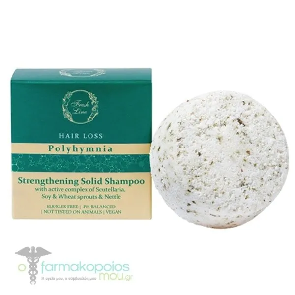 Fresh Line Polyhymnia Στερεό Σαμπουάν Ενδυνάμωσης, 70g