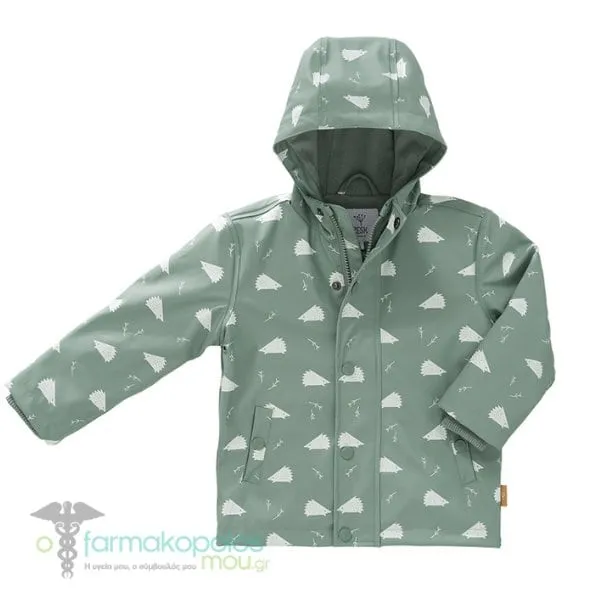 Fresk Kids Waterproof Raincoat from Recyclable Materials, 1pc - Hedgehog