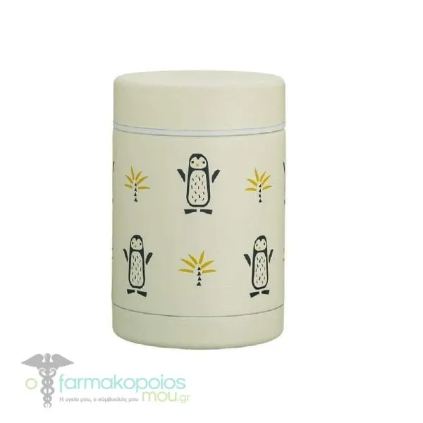 Fresk Stainless Steel Thermos Food Jar, 300ml - Pinguin