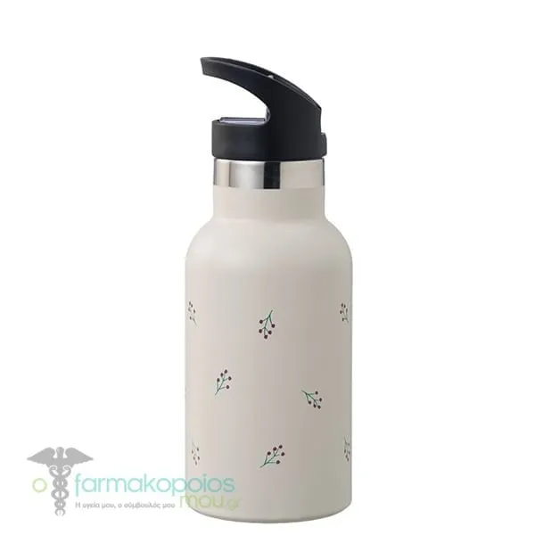 Fresk Nordic Flask Thermos Bottle with Straw & Cap, 350ml - Berries