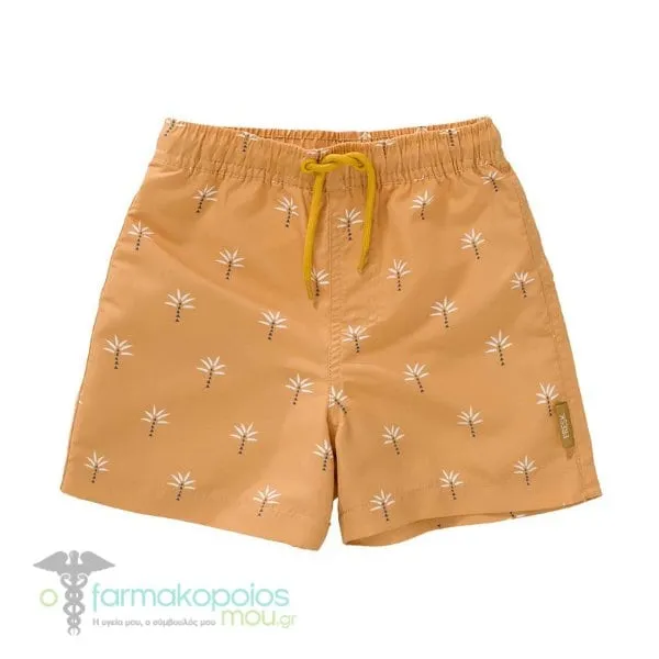 Fresk Palmtree Ochre Bermuda - Swimwear with UV50 Protection, 1pc - Palmtree Ochre