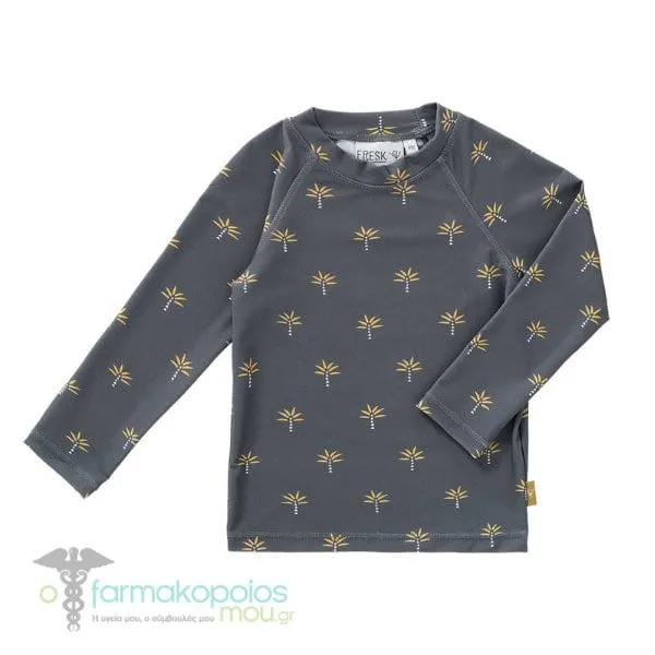 Fresk Palmtree Steel Gray Blouse with UV50 Protection, 1 pc - Palmtree Steel Gray