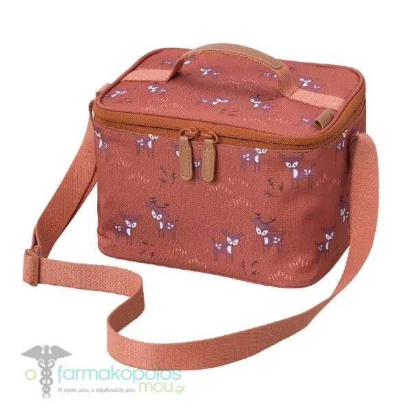 Fresk Isothermal Food Bag Large from Recycled Bottles Pet 15x23x18cm, 1pc - Deer Amber Brown